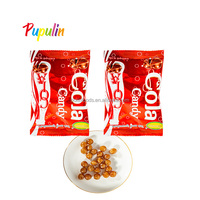 Boule de bonbons durs à saveur de soda sucré OEM Cola et collations fruitées dans un emballage en boîte