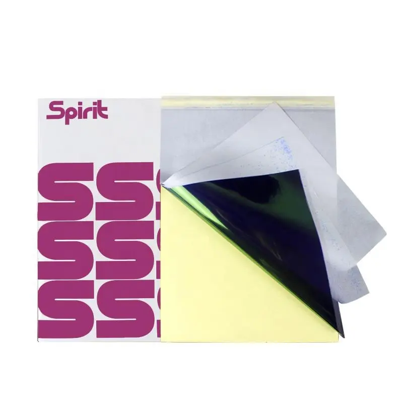 Duplicatore di carta per fotocopiatrici in carbonio all'ingrosso formato A4 carta a trasferimento termico per Stencil con stampa tatuaggio a buon mercato