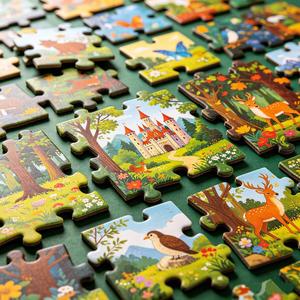 Travel Educational Jigsaw <b>Puzzles</b> for 2-4 5-7 101-500 Pieces UV Varnished Multi Animal Surface Colorful Paper for Ages 1-10 - Product Image 1