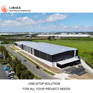 Легкие каркасные стальные конструкции, складские помещения, сборные модульные металлические конструкционные гаражные дома - Product Image 3