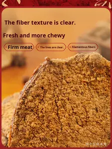 Hongxiangji Carne Secca di Manzo di Alta Qualità / Ingredienti Naturali Gustosi / Offerte Convenienti all'Ingrosso, Texture Semi-Morbida Strappata a Mano 100g Pronta - Product Image 4