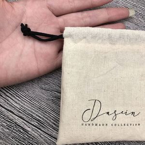 Bolsa de Algodón Ecológico Personalizada, Bolsa Pequeña de Algodón Natural para Guardar Joyas y Adornos - Product Image 3