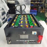 Caja BMS Lifepo4 Personalizada de 16 Piezas, 48V 280Ah, con Pantalla LCD JK 200A BMS, Construcción Metálica IP54 para Celdas MB314
