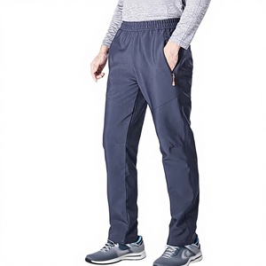 High Quality Lightweight Men's Vintage Breathable Polyester Customized Logo Casual Jogger Trousers Drawstring Closure <b>Exercise</b> - Product Image 3