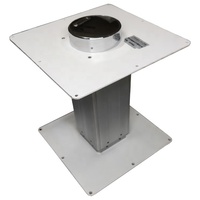 Socle de Table de levage manuel réglable en hauteur, pour bateau, marin, caravane et RV, 7 pouces
