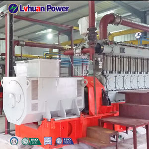 <span class=keywords><strong>Moteur</strong></span> à essence certifié CE 30kw-1MW 500/600 tr/min à bas régime Générateur de biomasse de type ouvert Refroidissement par eau avec démarrage à distance Type ouvert - Product Image 4