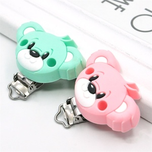 Chupete de dinosaurio sólido para bebé, oso de colores, diamantes de imitación, nuevo diseño - Product Image 3