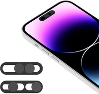 Cache-caméra avant coulissant double pour smartphone, anti-espion, protection de confidentialité, autocollant de sécurité fin pour webcam