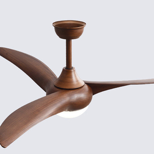 Nouveau design moderne silencieux télécommande LED 52 pouces 3 lames intérieur décoratif ventilateur plafonnier commercial - Product Image 2