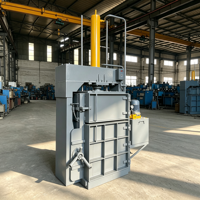 Presse à balles hydraulique verticale pour déchets plastiques, carton, métal, machine de recyclage