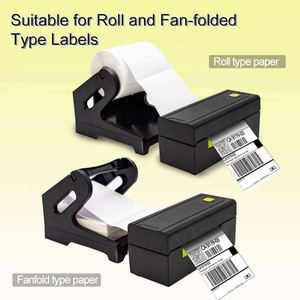 Printer Label Thermal Bluetooth Portabel 4 Inci 110mm untuk Struk, Barcode, Pengiriman Ekspres, Pemotong Otomatis, Tanpa Tinta, Stiker - Product Image 5