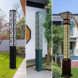 Lampe solaire LED de jardin, corps en aluminium, IP65, lampe de chemin extérieure, lumière blanc chaud, contrôle par capteur, garantie 10 ans, pile AAA - Product Image 6