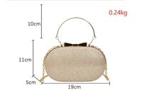 Sac de Soirée De Niche Haut de Gamme de Luxe Portable Bandoulière Main Messager Chaîne Mini Doublé Polyester Rouge Tendance pour Femme