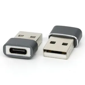 Adaptor Konverter USB 2.0 Tipe A Pria Ke USB Tipe C Wanita OTG