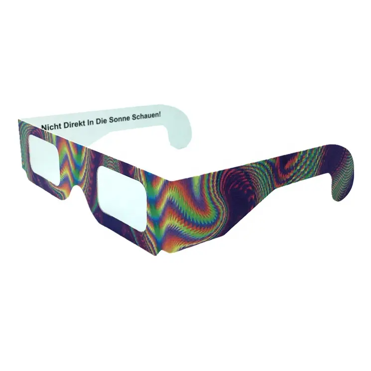 Быстрая отправка, недорогие бумажные 3d-очки с изображением фейерверка и дифракции