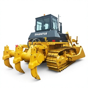 รถดันดินตีนตะขาบ Shantui SD22 มือสอง ได้รับการรับรองมาตรฐาน CE พร้อมหัวริปเปอร์ น้ำหนัก 22 ตัน สำหรับงานก่อสร้างเคลื่อนย้ายดิน - Product Image 1