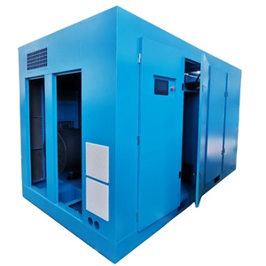 Compresor de Aire de Tornillo Silencioso, Lubricado, Refrigerado por Aire, de Frecuencia de Potencia de 185kw, Heterovoltaje, Industrial y Duradero, Ruihong RH-250HP - Product Image 4