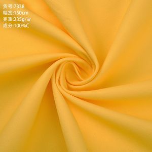 Commercio all'ingrosso tessuto in saia di cotone 100% 235gsm 128*60 bianco per camicie e borse per abbigliamento da lavoro per ragazzi e ragazze dalla Cina <span class=keywords><strong>aziende</strong></span> tessili - Product Image 4