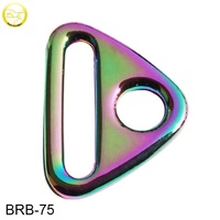 Usine de quincaillerie pour sacs à main sur mesure, lanières en alliage de zinc, boucle métallique réglable, boucle latérale arc-en-ciel à dégagement rapide pour colliers d'animaux