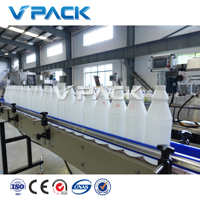 Machine de remplissage d'hypochlorite de sodium (NaClO) /qualité industrielle/eau de javel/bouteille de liquide acide