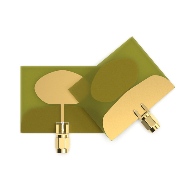 Custom Band Wideband Directional Dipole Antenna PCB UWB 10GHz 7dBi Gain 2.0 VSWR SMA Connector 40x31mm