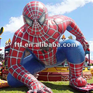 Ballon publicitaire <span class=keywords><strong>gonflable</strong></span> personnalisé en PVC, modèle Spiderman pour décoration d'événements, imperméable et durable, 8-10 pieds - Product Image 4