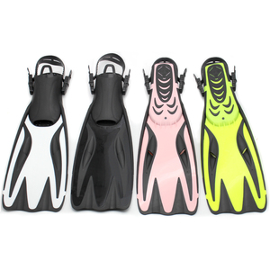 Nueva llegada talón abierto hoja larga, entrenamiento, nado <span class=keywords><strong>aletas</strong></span> <span class=keywords><strong>de</strong></span> buceo <span class=keywords><strong>de</strong></span> <span class=keywords><strong>aletas</strong></span> para adultos - Product Image 6