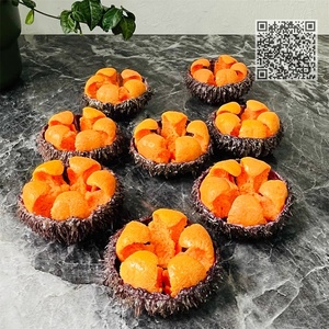 Realistisches Kunst-Seehalskammfisch-Modell, <span class=keywords><strong>Uni</strong></span>-Replik, Fake-Food-Requisite für Sushi-Präsentation, Restaurant-Schaufenster, Lebensmittelfotografie-Requisite, Verleih - Product Image 6