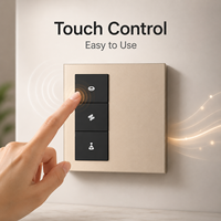 Panneau de commande central tactile Matter Smart Home en verre et PC, compatible Thread/Matter pour la domotique, le bureau et l'hôtellerie