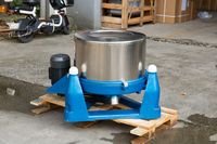 Industriële automatische stille hogesnelheids centrifugale dehydrator voor fruit, groenten, bladeren, commerciële hydro-extractie