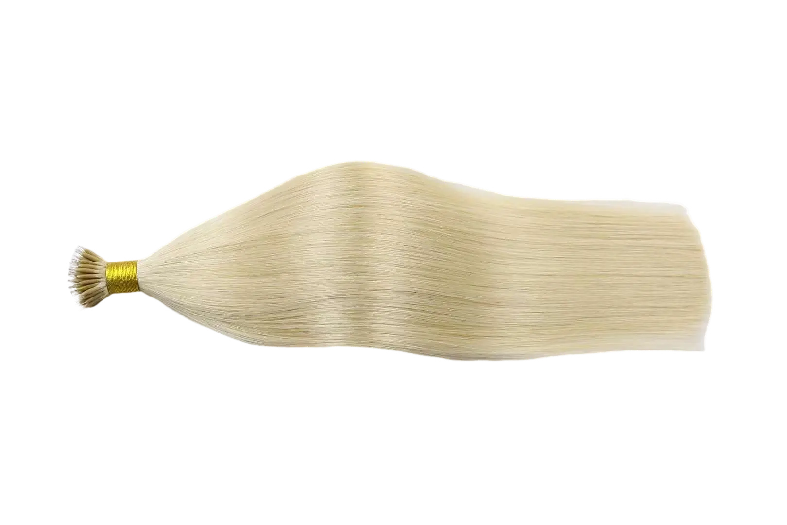 Extensões de cabelo humano cru de nano anel duplo desenhado super grau sem derramamento de cabelo humano virgem não processado