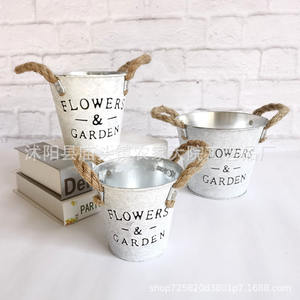 <span class=keywords><strong>Maceta</strong></span> retro de hierro y adornos de <span class=keywords><strong>maceta</strong></span>, decoración rural para el hogar florero en <span class=keywords><strong>maceta</strong></span> - Product Image 2