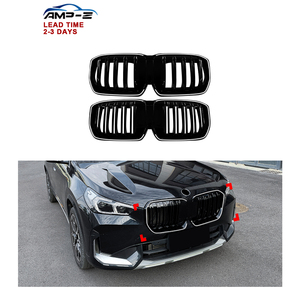 Parrilla Delantera de Plástico Negro Brillante con Luz para <span class=keywords><strong>BMW</strong></span> <span class=keywords><strong>X1</strong></span> <span class=keywords><strong>X1</strong></span> IX1 U11 <span class=keywords><strong>2023</strong></span>+, AMP-Z F48 F49, <span class=keywords><strong>Precio</strong></span> de Fábrica, Gran Venta - Product Image 1