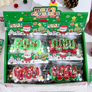 Jy 2025 đồ chơi thần kinh cảm giác bánh rán kem Giáng sinh đồ chơi TPR nhỏ chống căng thẳng Đồ chơi mô phỏng thực phẩm đồ chơi dính kem cho căng thẳng - Product Image 3