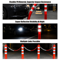 Poteaux de signalisation routière incassables en TPU, PE, PU – Poteaux de guidage routier flexibles et abattibles pour la sécurité des voies