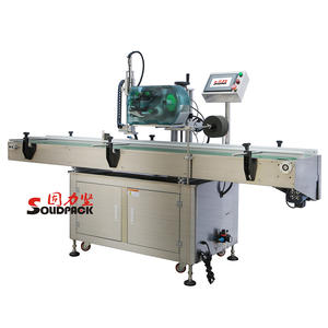 Applicateur d'étiquettes thermiques automatique Solidpack, machine d'étiquetage à plat à grande vitesse - Product Image 1