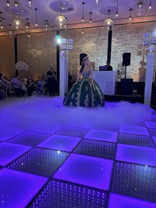 Từ di động ánh sáng trắng 3D gương DMX Màn hình LED linoleum sàn nhảy Thảm gạch IP65 ấm trắng phát ra đèn khách sạn - Product Image 2