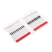 100 pièces Kit de Diode Schottky à commutation rapide 8 Diodes de redressement de valeur 1N4148 1N4007 1N5819 1N5399 1N5408 1N5822 FR107 FR207