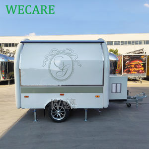 WECARE Carritos Foodtruck extérieur café bar à jus camion de crème glacée chariot à hot-dog Mini cuisine mobile remorques de nourriture entièrement équipées - Product Image 4