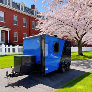 Remorque de toilettage pour chiens mobile abordable <span class=keywords><strong>à</strong></span> <span class=keywords><strong>vendre</strong></span>, remorque de toilettage pour animaux de compagnie clé en main avec équipement - Product Image 1