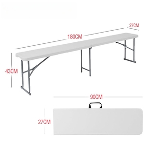 Chaises de tabouret en plastique pliantes portables de 2025 Offres Spéciales pour le banc de parc long <span class=keywords><strong>extérieur</strong></span> pour l'école de chambre à coucher et l'utilisation de cuisine - Product Image 5