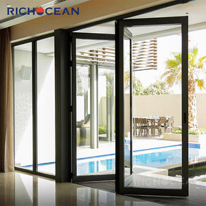 RICHOCEAN Puertas Plegables de Patio de Aluminio Ultra Delgadas Personalizadas, Puerta Plegable Doble con Doble Acristalamiento Low-E - Product Image 3