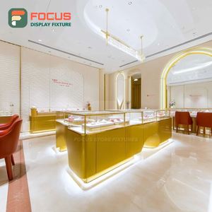 Custom Jewelry Store Interior Display Polished Surface Jewelry Shop Display Counter - Product Image 3