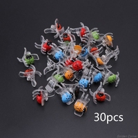 30 pièces pinces à orchidées pour papillon jardin plantes Clips de support Tomate Trellis Clips pour fleurs