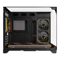 Boîtier PC de bureau Mid-Tower blanc avec panneau en verre trempé panoramique pour processeur, refroidissement ATX, idéal pour le gaming