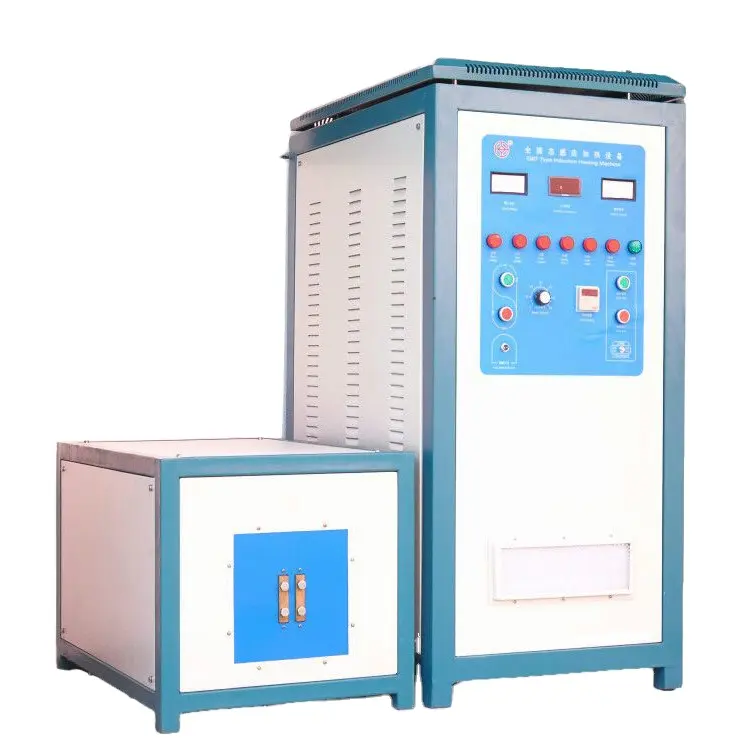 Machine de traitement thermique de bobines de chauffage par induction de durcissement/forgeage/recuit/revenu à haute fréquence pour arbre d'engrenage