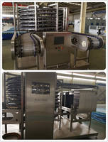 Machine de congélation spirale automatique industrielle IQF pour la transformation de la viande, des fruits de mer, de la volaille et des aliments surgelés