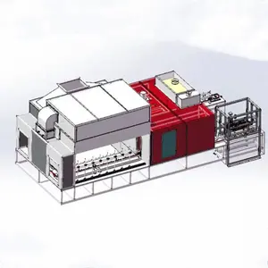 Factory Custom Mahjong UV Spray Baking Curing Line And Automatic Loading And Unloading