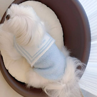 Vêtements pour animaux de compagnie en tricot uni, vêtements pour chats, pull en polaire doux pour chien