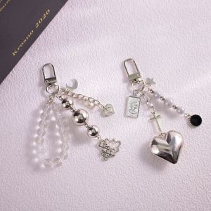 High Quality Fashionable Trend Metal Silver Ins <b>Sweet</b> <b>Bag</b> Key Chain Pendant for Car Key and <b>Bag</b> - Product Image 3